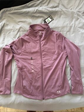 Under Armour Women’s Mauve Full-Zip Movement Jacket with Thumb holes